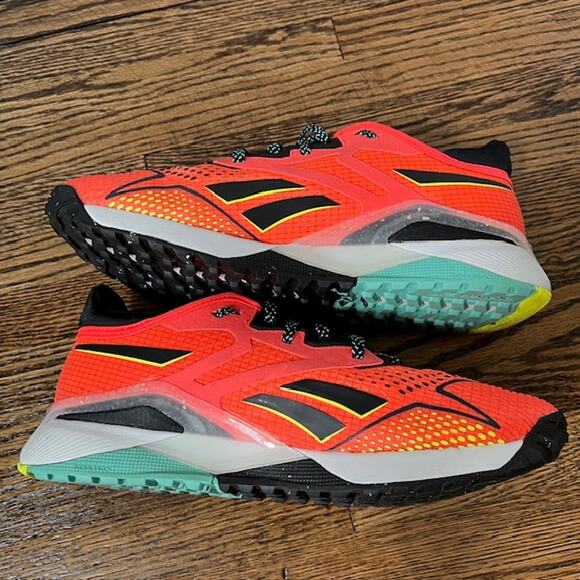 Reebok Nano X2 TR Adventure Cross Training Sneakers Mens 8 Orange Flare HP9077 - Picture 6 of 11